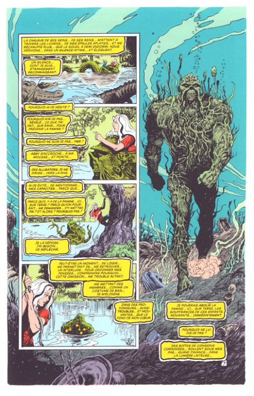  Alan Moore présente Swamp Thing T3, comics chez Urban Comics de Totleben, Bissette, Moore, Veitch, Yeates, Roy, Wood