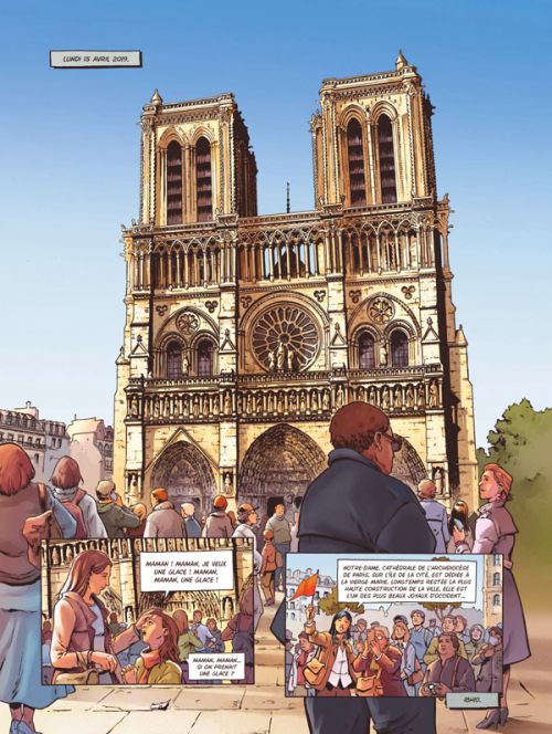 Notre Dame de Paris : La nuit du feu (0), bd chez Glénat de Delalande, Bertorello, Fernandez, Perrot