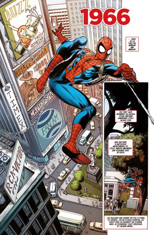 Spider-Man l'histoire d'une vie , comics chez Panini Comics de Zdarsky, Bagley, d' Armata, Marini