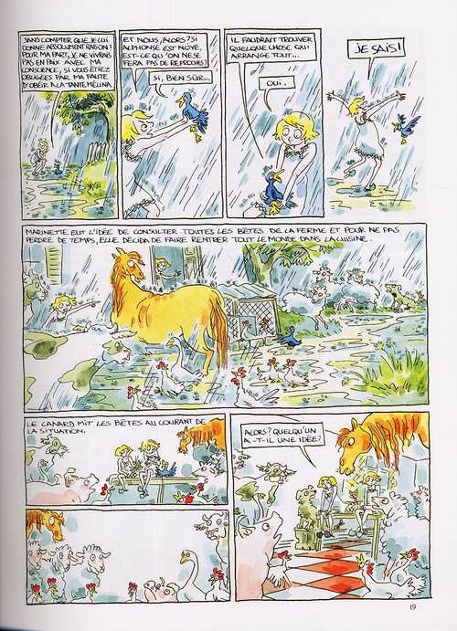 Les contes du chat perché T1, bd chez Gallimard de Maupré