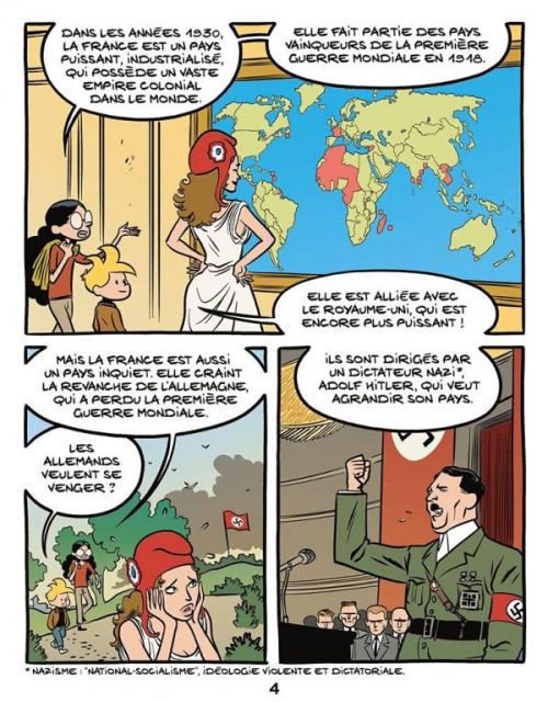 Le Fil de l'Histoire T21 : 1939-1945 – La France entre collaboration et résistance (0), bd chez Dupuis de Erre, Savoia