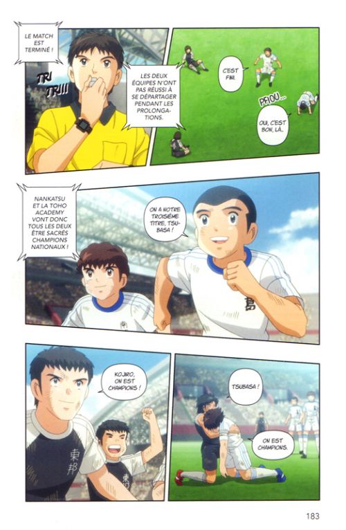  Captain Tsubasa Anime comics T3, manga chez Nobi Nobi! de Takahashi, DAVID Production
