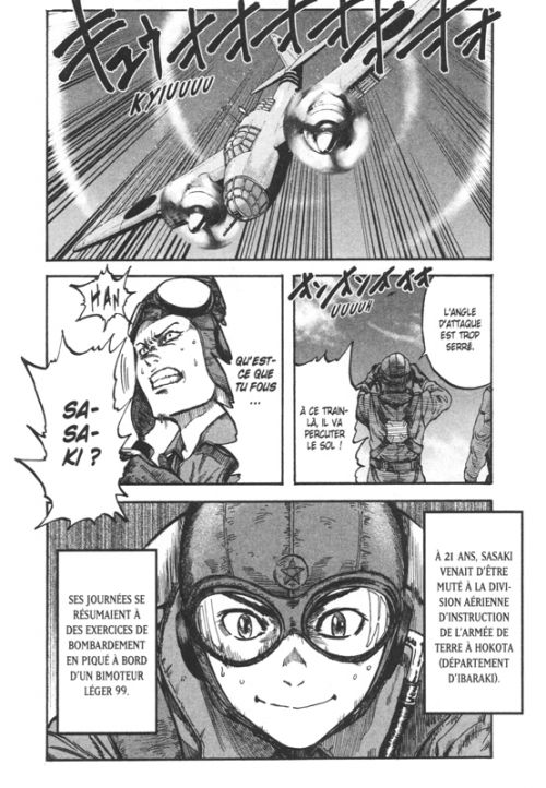 Le pilote sacrifié T1, manga chez Delcourt Tonkam de Azuma, Kokami