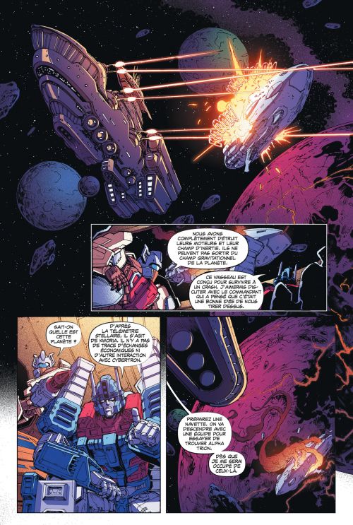 Transformers Galaxies : Strom Horizon (0), comics chez Vestron de Ehlers, Pitre-Durocher, Easton, Griffith, Lawrence, Burcham