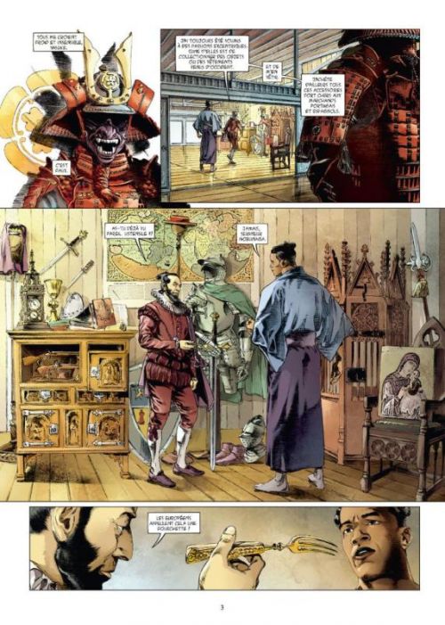  Kurusan, le samurai noir T2 : Daimyo (0), bd chez Delcourt de Gloris, Zarcone, Saint Blancat