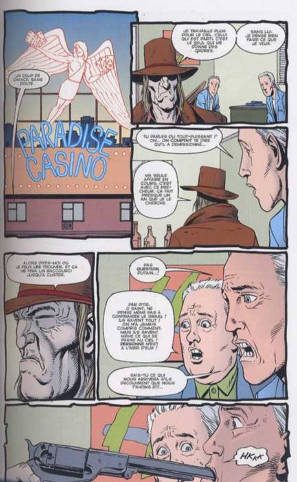  Preacher – Edition Panini, T3 : Fiers américains (0), comics chez Panini Comics de Ennis, Dillon, Hollingsworth, Rambo, Fabry