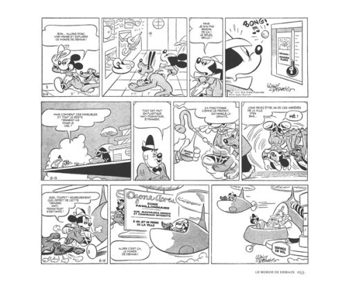  Mickey Mouse par Floyd Gottfredson T8 : 1944/1946 - Le Monde de demain et autres histoires (0), comics chez Glénat de Gottfredson