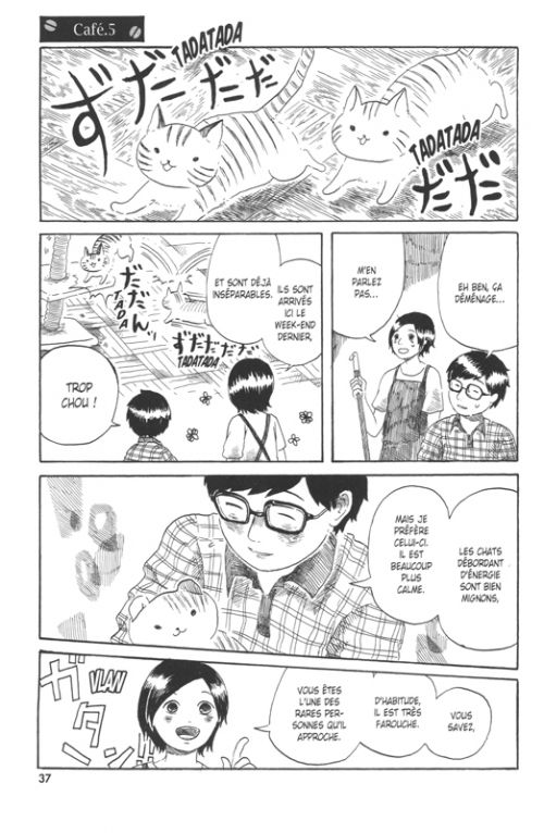 Bienvenue au café des chats, manga chez NaBan Editions de Aizawa