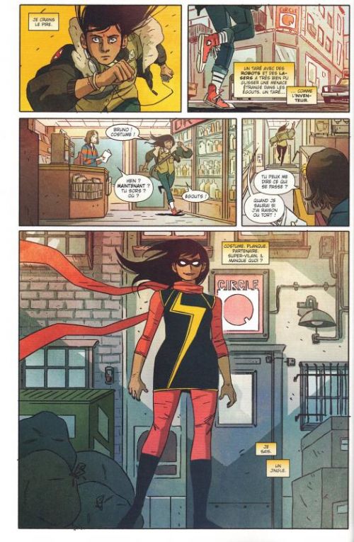  Marvel Super-héroïnes  T2 : Miss Marvel génération Y  (0), comics chez Panini Comics de Wilson, Alphona, Wyatt, Herring