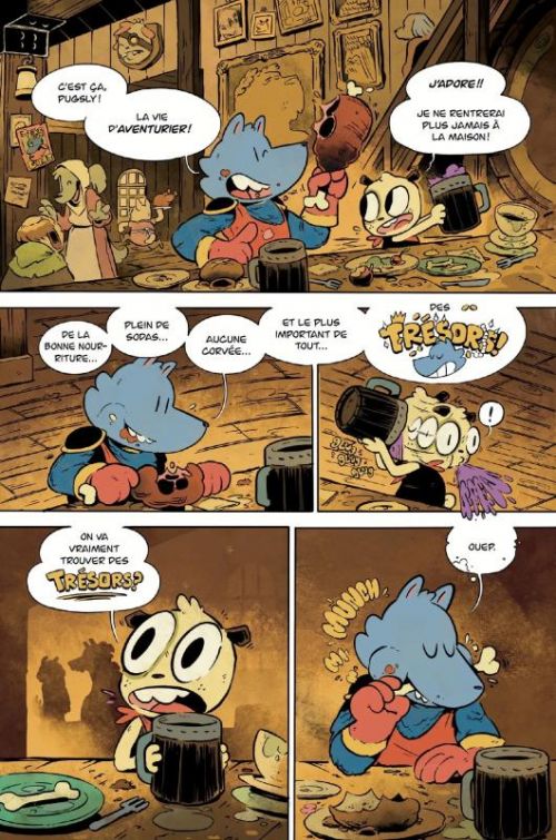  Puppy knight ! T1 : La caverne de l'illusion (0), comics chez Kinaye de Sweater, Cruz