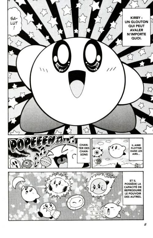 Les aventures de Kirby dans les étoiles T17, manga chez Soleil de Sakurai, Hikawa