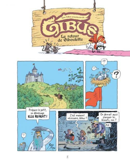  Gibus T1 : Mouton et dragon (0), bd chez BD Kids de Lhote, Frécon