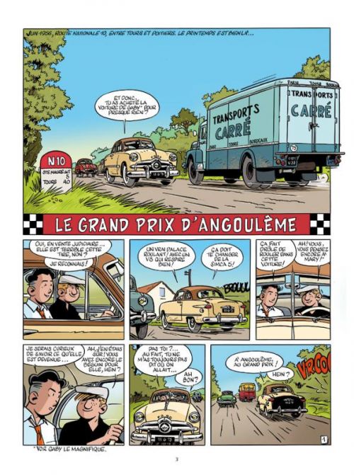 Une aventure de Jacques Gipar T11 : Le grand prix d'Angoulême (0), bd chez Paquet de Dubois, Delvaux, Delvaux