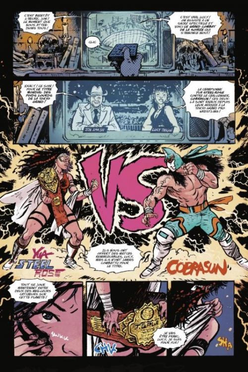 Do a powerbomb ! , comics chez Urban Comics de Johnson, Spicer