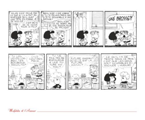  Mafalda T3 : Mafalda et l'Amour (0), bd chez Glénat de Quino