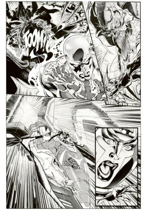 Silver Surfer  : L'obscure clarté des étoiles -  Edition spéciale en noir & blanc (0), comics chez Panini Comics de Marz, Castellini