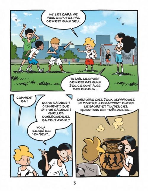 Le Fil de l'Histoire T31 : Les jeux olympiques (0), bd chez Dupuis de Erre, Savoia