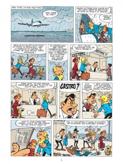  Spirou et Fantasio Classique T1 : La Baie des cochons (0), bd chez Dupuis de Lemoine, Elric, Baril