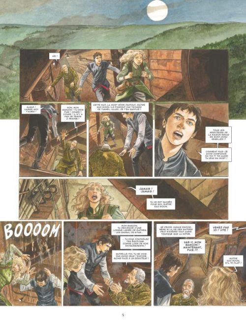  Thellus T1 : Le Cycle de Kad Moon (0), bd chez Glénat de Mogavino, Zuccheri