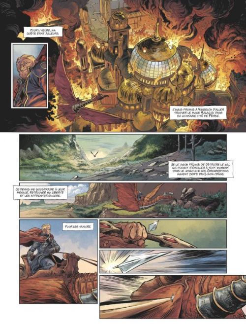  Hawkmoon T3 : Le dieu fou (0), bd chez Glénat de le Gris, Bulgheroni, Dellac, Lofé, Arancia