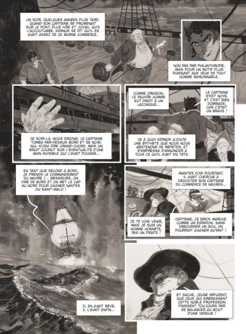 Kernok le pirate, bd chez Glénat de Brrémaud, Corbettini