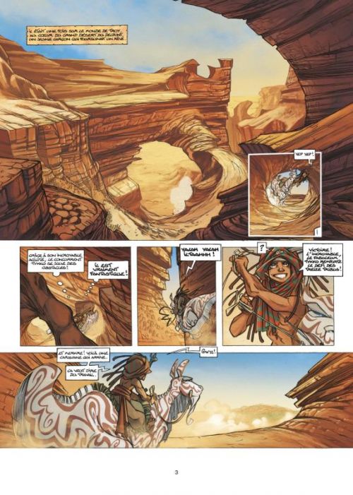 Tykko des sables, bd chez Soleil de Arleston, Melanÿn, Keramidas, Garcia, Vincent