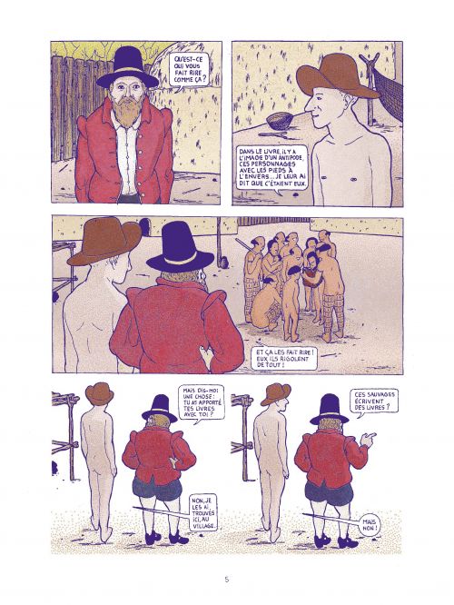 Antipodes, bd chez Casterman de David B., Lambé