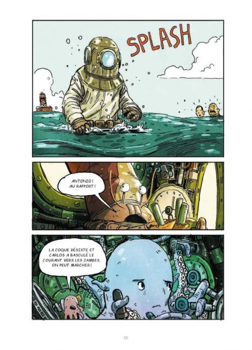 Panique aquatique, comics chez Rue de Sèvres de Santat