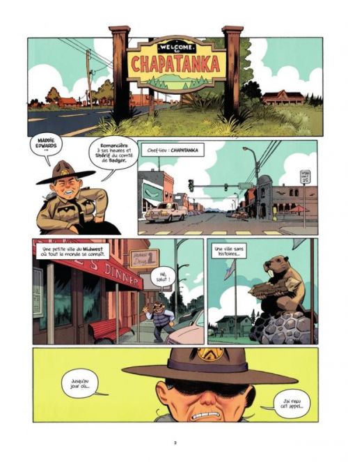  Chapatanka T1 : Une petite ville sans histoire (0), bd chez Fluide Glacial de B-gnet, Joret, Drac