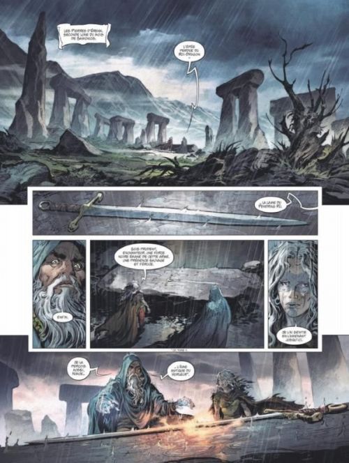  Pendragon T2 : Le conseil des Rois (0), bd chez Glénat de le Gris, Martinello, Dellac