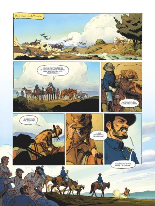 Calamity Jane, bd chez Glénat de Bardiaux-Vaïente, Hersent