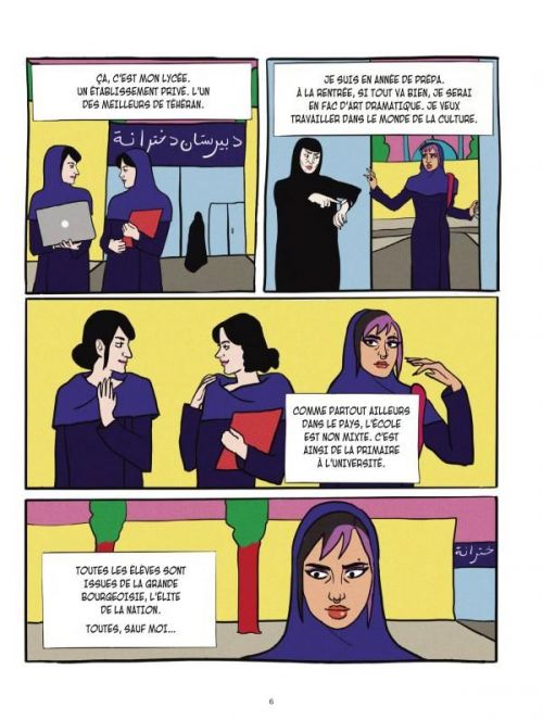 Iranienne, bd chez Marabout de Darbré, de Shahdad, Fasiki