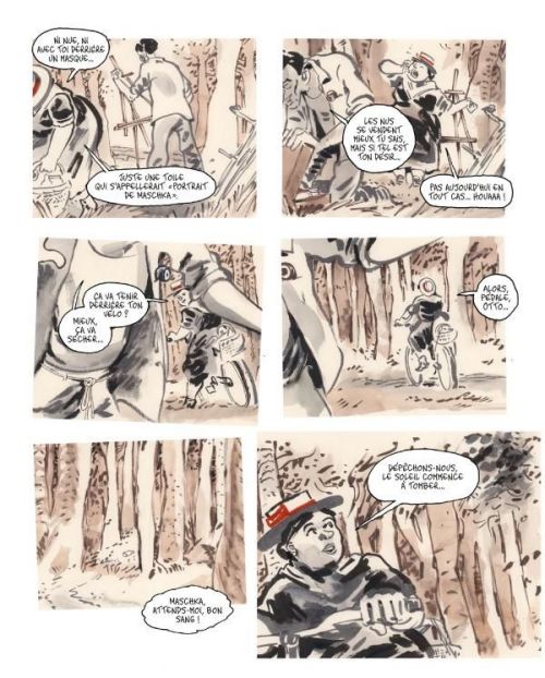 Deux filles nues, bd chez Albin Michel de Luz