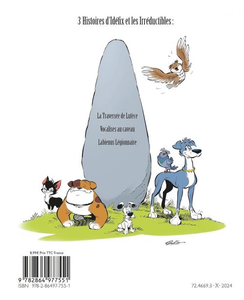  Idéfix T7 : La traversée de Lutèce (0), bd chez Albert René de Clerc, Fenech, d' Andréa, Serrano