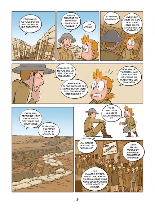  Hagard enquêteur de l'Histoire T5 : La grande guerre d'Hagard (0), bd chez Editions de la Gouttière de Lavallée, Blondin, Manon