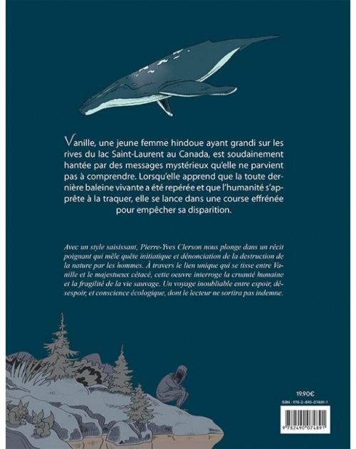 La Dernière baleine, bd chez Evalou de Clerson