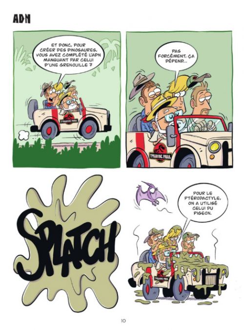 Tyrannic Park, bd chez Jungle de Sti, Baba, Novy