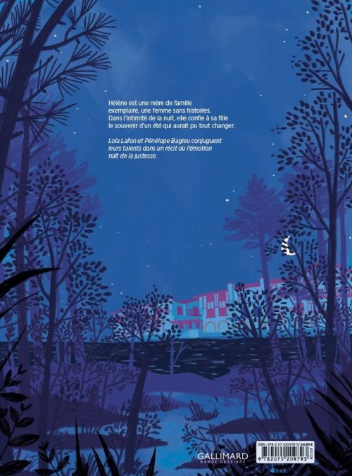 La Nuit retrouvée, bd chez Gallimard de Lafon, Bagieu