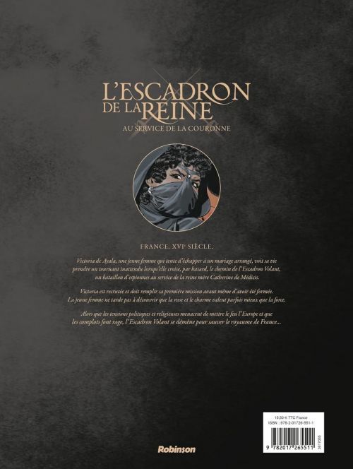 L'Escadron de la Reine, bd chez Robinson de Raule, Muñoz