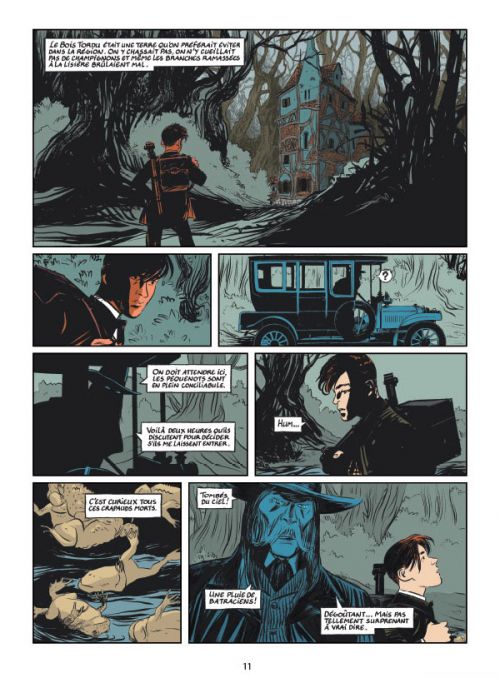 La Fille du bois tordu, bd chez Mosquito de Wens