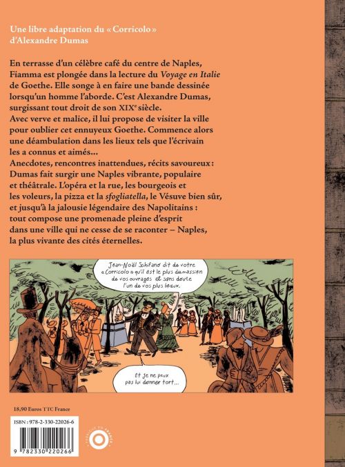Dumas à Naples, bd chez Actes Sud BD de Luzzati, Onzo