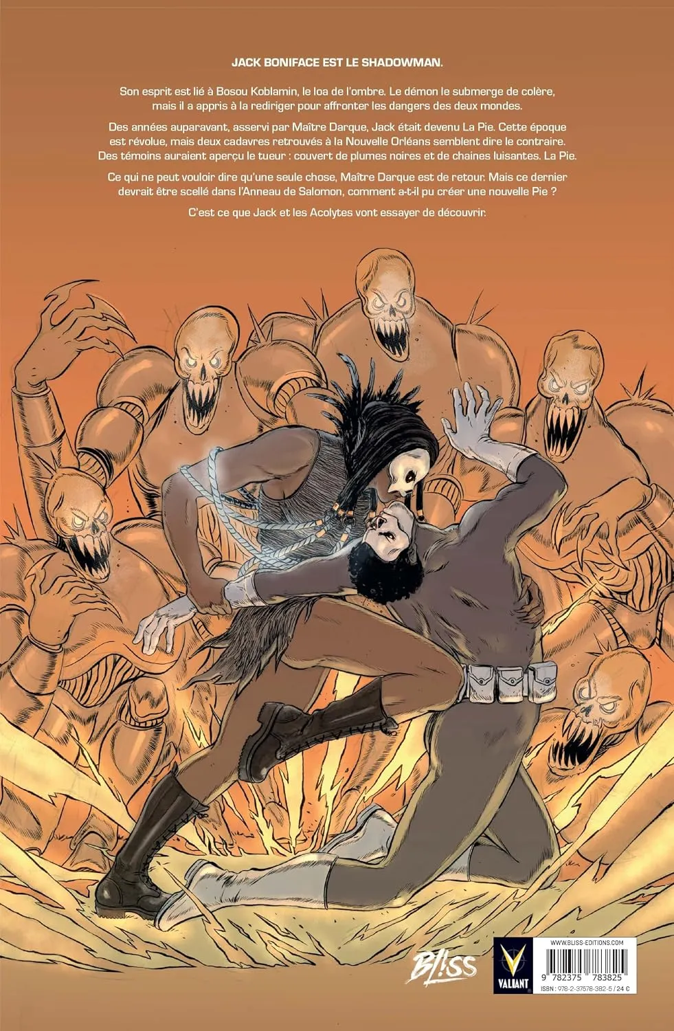 Shadowman Soul Eaters , comics chez Bliss Comics de Ampadu, Collectif, Monjes, Fajardo