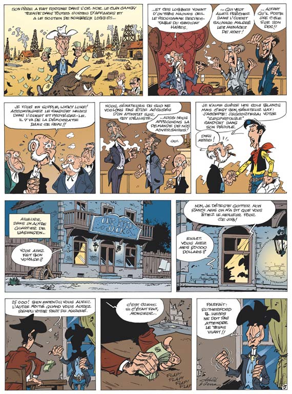 Les Nouvelles aventures de Lucky Luke T3 : L'homme de Washington (0), bd chez Lucky Comics de Achdé, Gerra, Ducasse