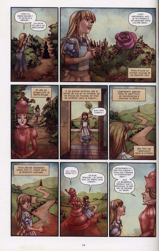  Alice au pays des merveilles T2, comics chez Soleil de Reppion, Moore, Awano