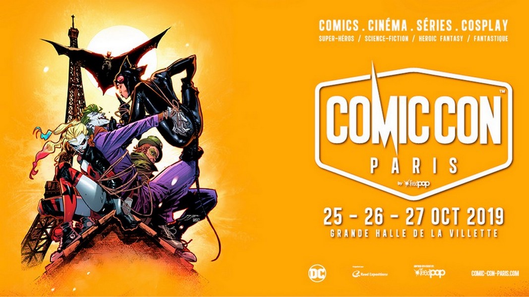 Affiche de la Comic Con de Paris 2019