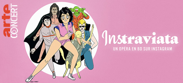 la Traviata de Verdi en BD et sur Instagram