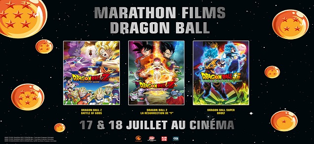 Un marathon Dragon Ball au cinéma !