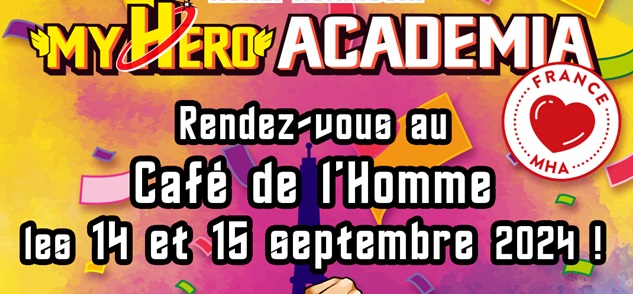 My Hero Academia s'expose à Paris